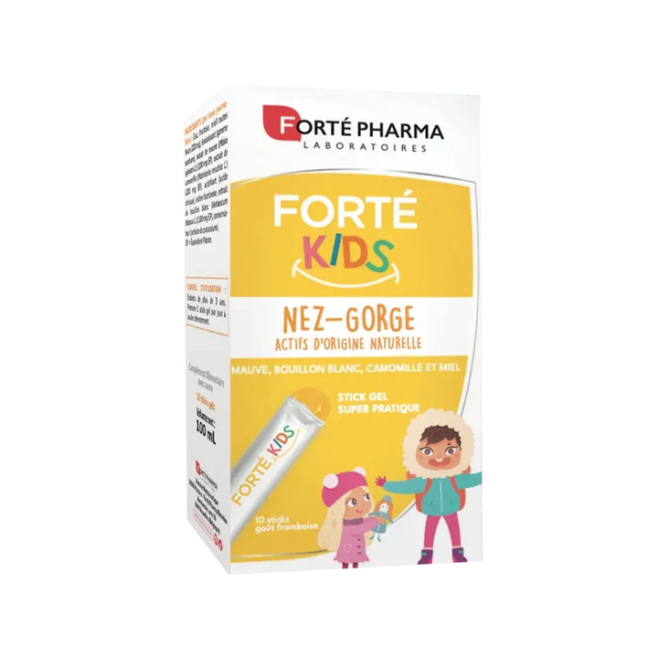 Forté Kids nez et gorge Forté Pharma - boîte de 10 sticks