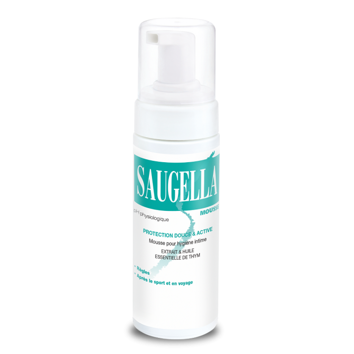 Mousse pour l'hygiène intime Saugella - flacon de 150 ml