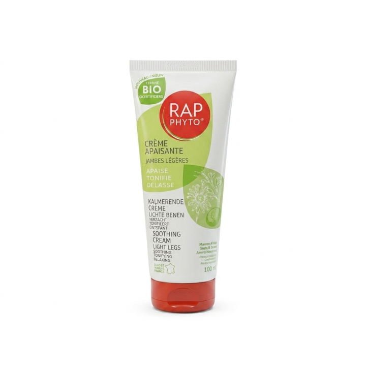 Crème apaisante bio jambes légères Rap phyto