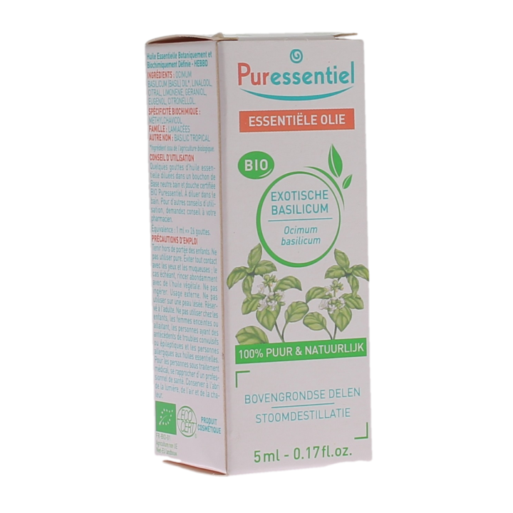 Huile essentielle Basilic bio Puressentiel