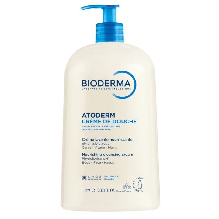 Atoderm crème lavante nettoyante nutri-protectrice Bioderma - flacon de 1 litre