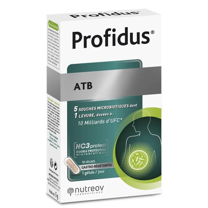 Profidus ATB Nutreov - boîte de 10 gélules