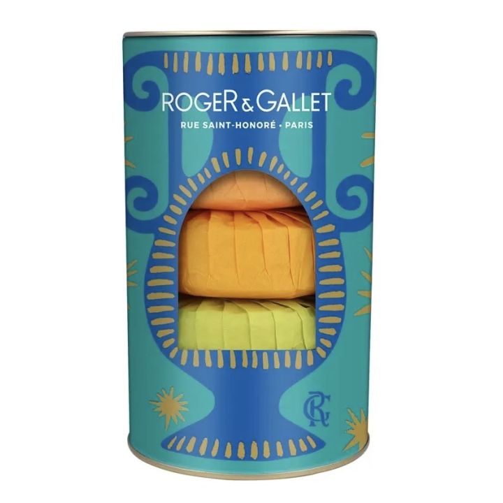 Coffret savons orange Roger & Gallet - coffret de 3 savons