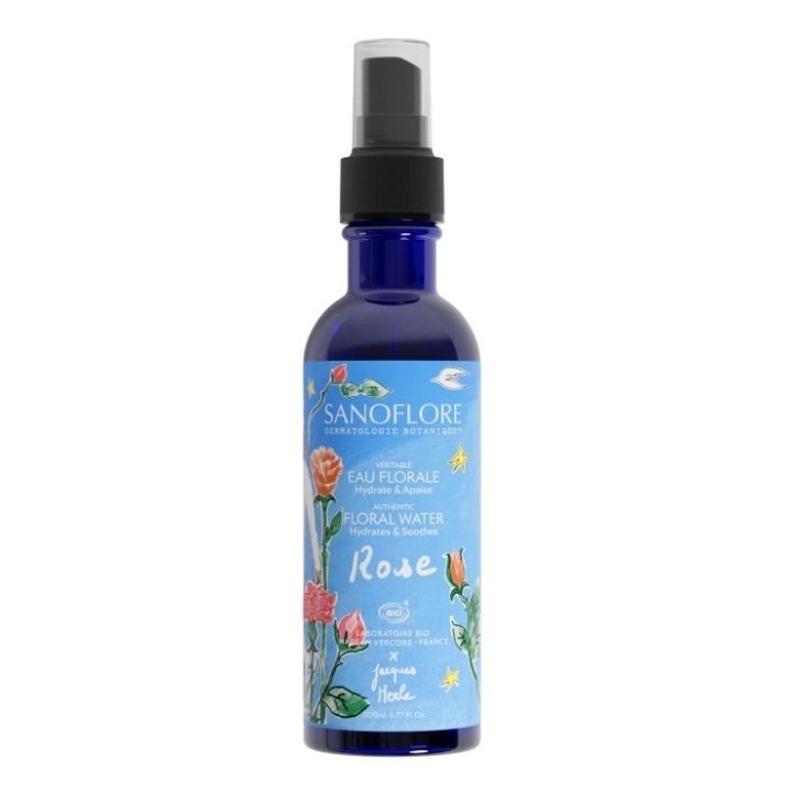 Véritable eau florale rose bio Sanoflore - spray de 200ml