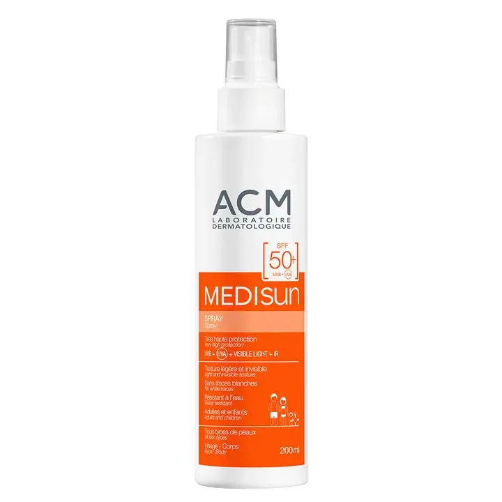 Medisun+ SPF50 spray famille ACM - spray de 200ml