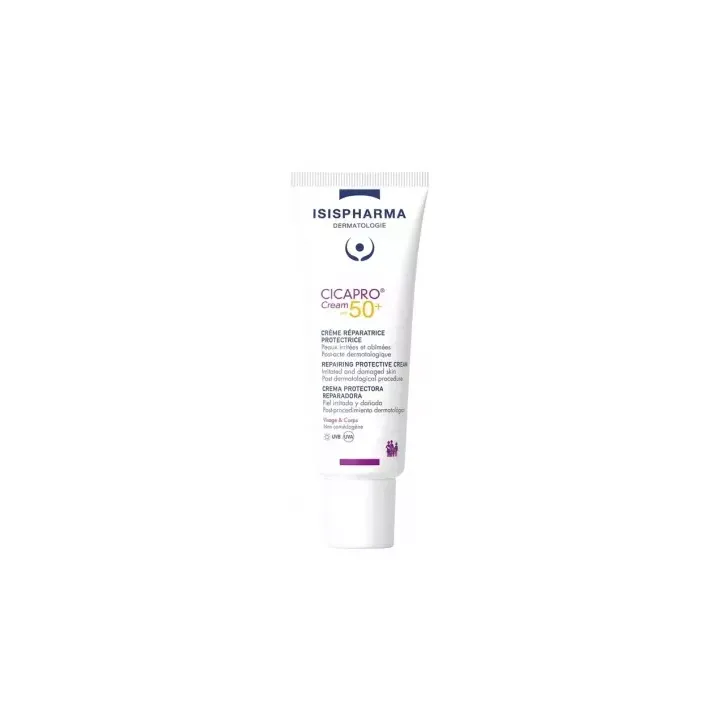 Cicapro crème réparatrice protectrice SPF50+ Isispharma - tube de 40ml