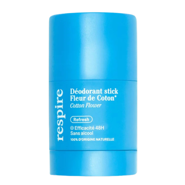 Déodorant stick Fleur de coton Respire - stick de 20g