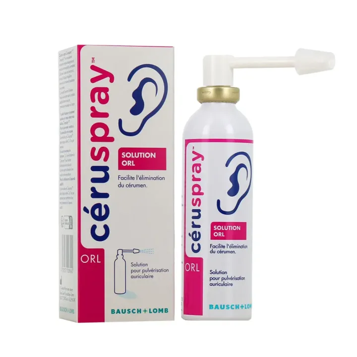 Céruspray solution pour pulvérisation auriculaire Bausch&Lomb- spray de 50ml