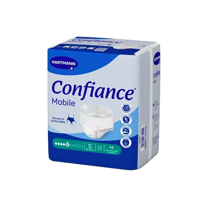 Confiance mobile absorption 5 taille S - 14 sous-vêtements absorbants