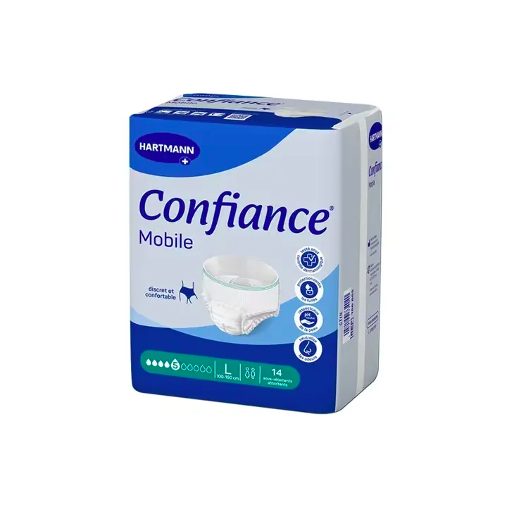 Confiance mobile absorption 5 taille L - 14 sous-vêtements absorbants