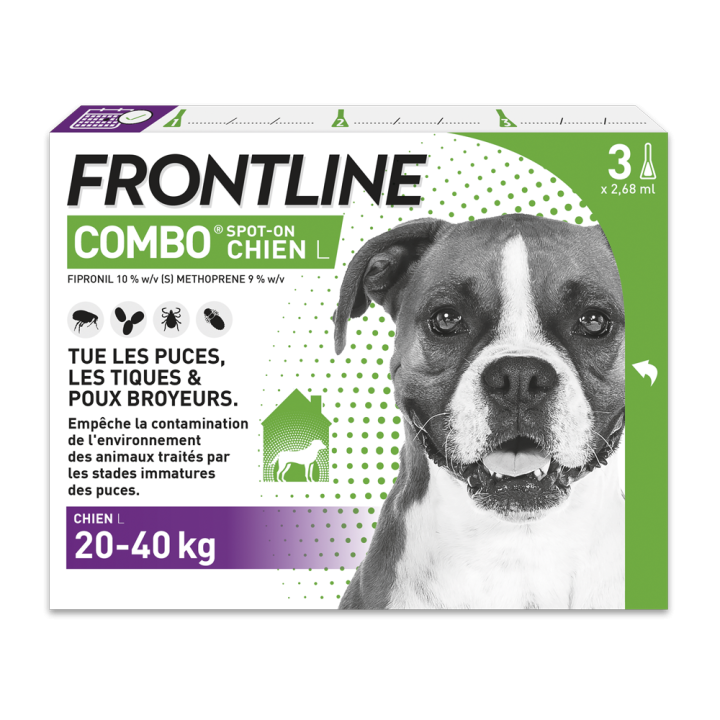 Combo Spot-On chien 20-40 kg Frontline