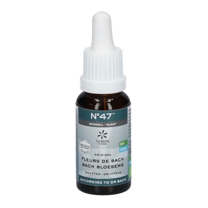 Fleur de bach n°47 Sommeil bio Lemon Pharma- flacon de 20ml
