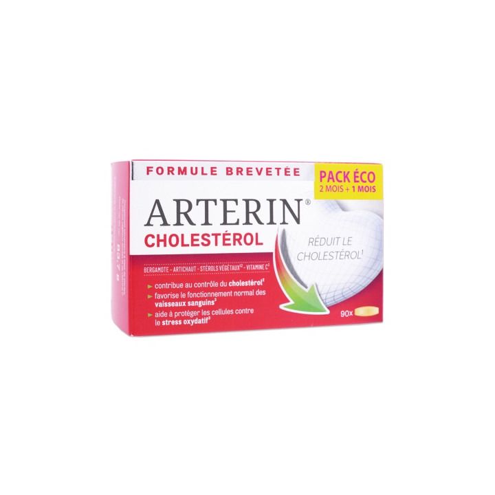 Arterin cholestérol Omega Pharma - boîte de 90 comprimés