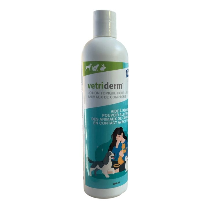 Vetriderm lotion topique pour animaux de compagnie Elanco - flacon de 350ml