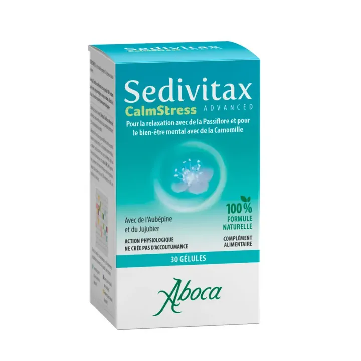 Sedivitax CalmStress Advanced Aboca - boite de 30 gélules