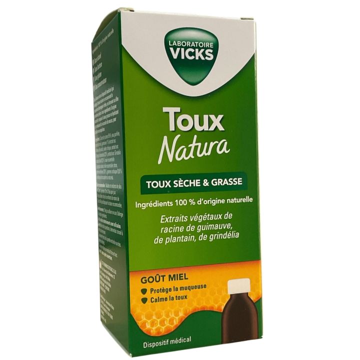 Toux natura toux sèche et grasse Vicks