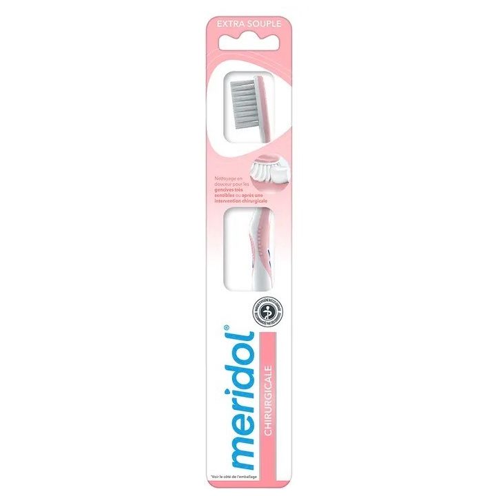 Brosse à dents chirurgicale extra souple Méridol - 1 brosse à dents