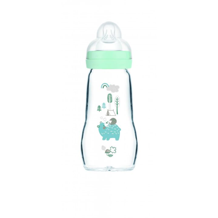 Biberon en verre 2mois et + MAM - 1 biberon 260 mL