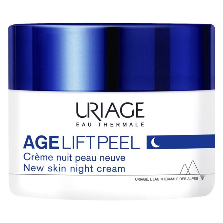 Age Lift Peel Crème nuit peau neuve Uriage - pot de 50 ml