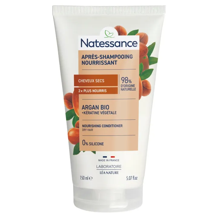 Après-shampooing nourrissant Natessance - tube de 150ml