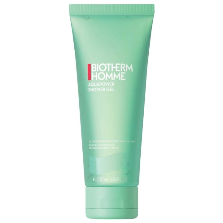 Aquapower Gel douche cheveux & corps Homme Biotherm - tube de 200 ml
