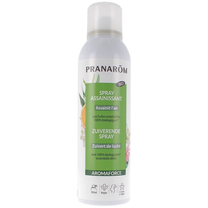 Aromaforce Spray Assainissant Bio Pranarom - spray de 150 ml