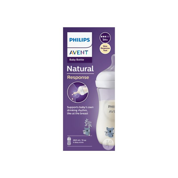 Avent Natural Response Biberon Koala Philips - biberon de 260ml