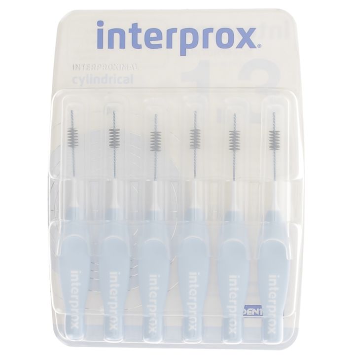 Brossettes interdentaires interproximal cylindrical iso 4 bleu Crinex - 6 brossettes