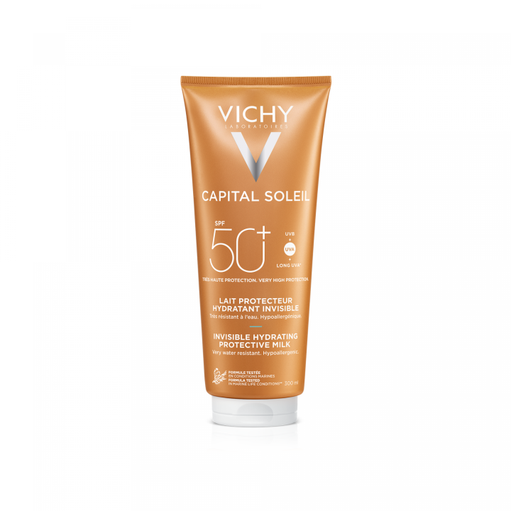 Capital Soleil Lait protecteur hydratant invisible SPF50+ Vichy