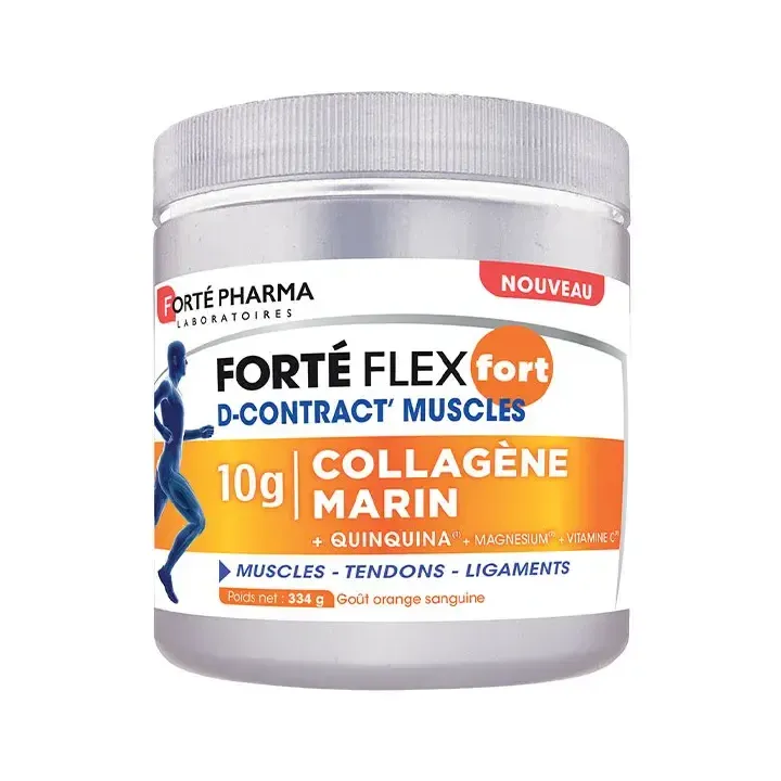FortéFlex fort d-contract muscles collagène marin Forté Pharma - pot de 334g