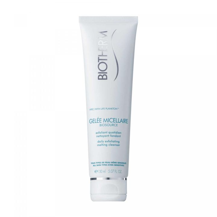 Biosource Gelée micellaire exfoliant quotidien Biotherm - tube de 150ml