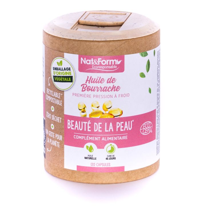 Huile de bourrache Ecoresponsable Nat&Form