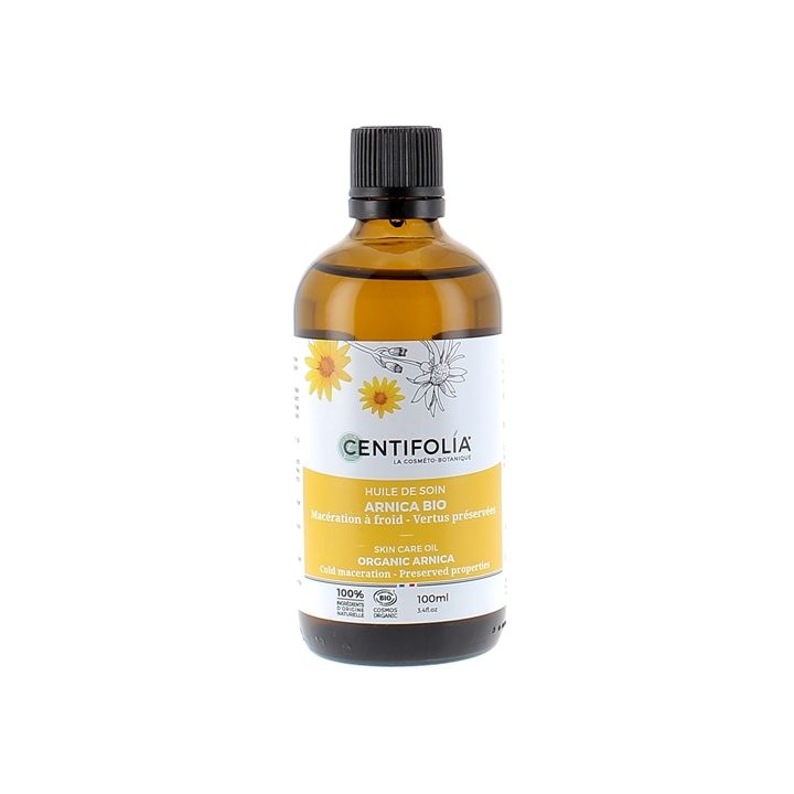 Huile de soin Arnica bio Centifolia - flacon de 100 ml