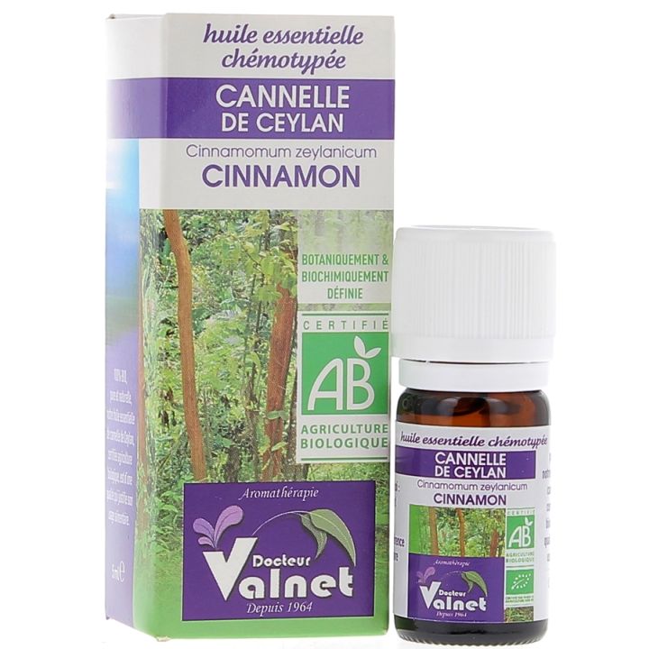 Huile essentielle Cannelle Bio Dr Valnet - 5 ml