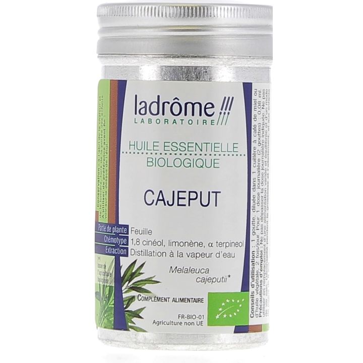 Huile essentielle cajeput Bio Ladrôme - flacon de 10 ml
