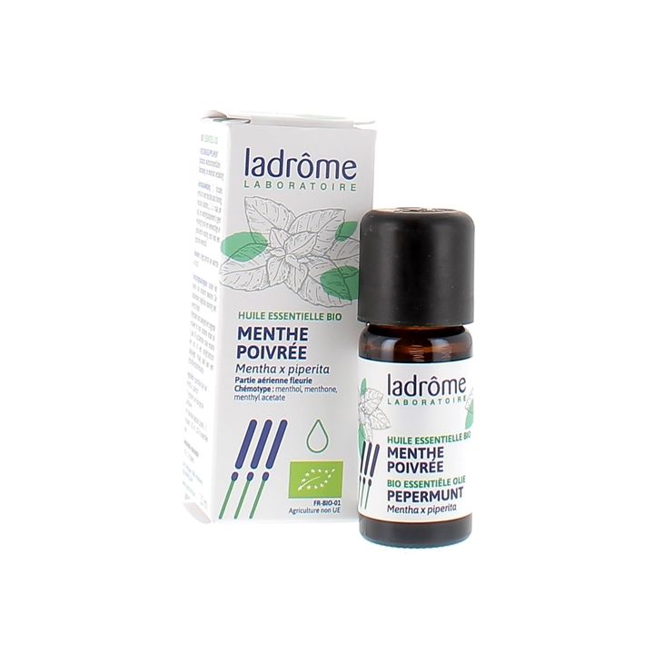 Huile essentielle de menthe poivrée Bio Ladrôme - flacon de 10 ml