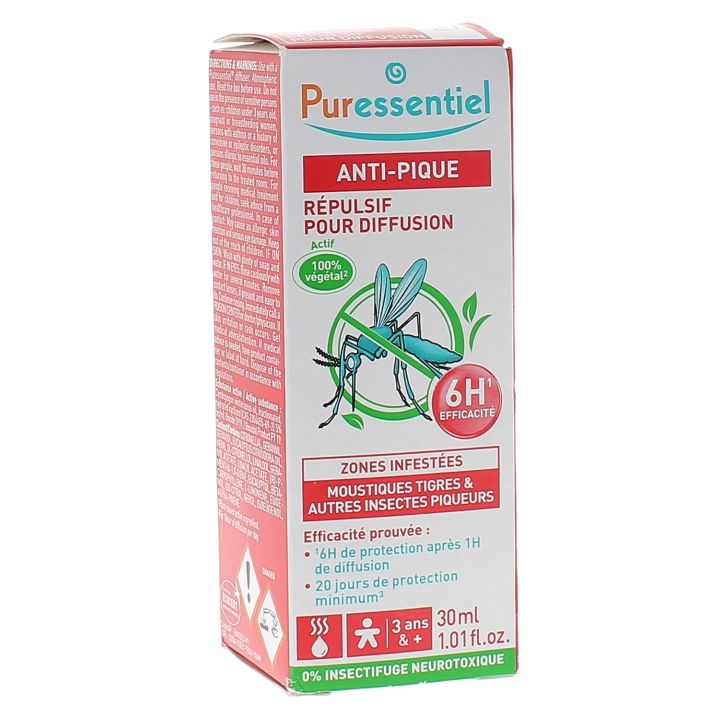 Anti Pique Répulsif pour diffusion Puressentiel - flacon de 30 ml