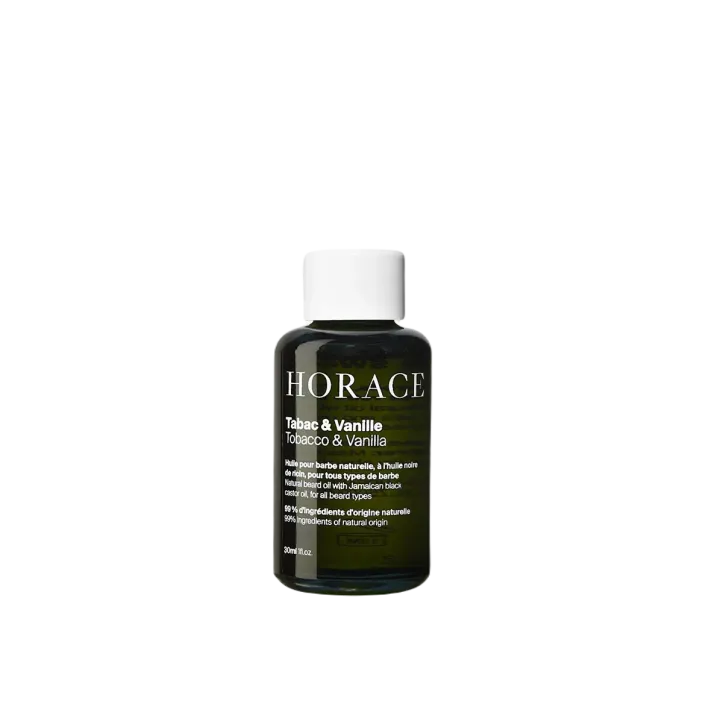 Huile pour barbe tabac et vanille Horace - flacon de 30ml
