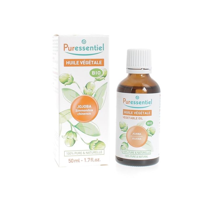 Huile végétale bio de Jojoba Puressentiel - flacon de 50 ml