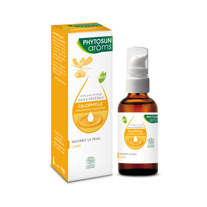 Huile végétale de Calophylle Phytosun Arôms - flacon de 50 ml