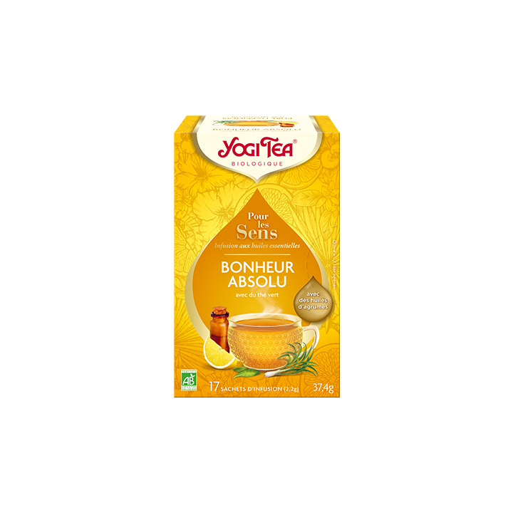 Infusion Bonheur Absolu Yogi Tea - boite de 17 sachets
