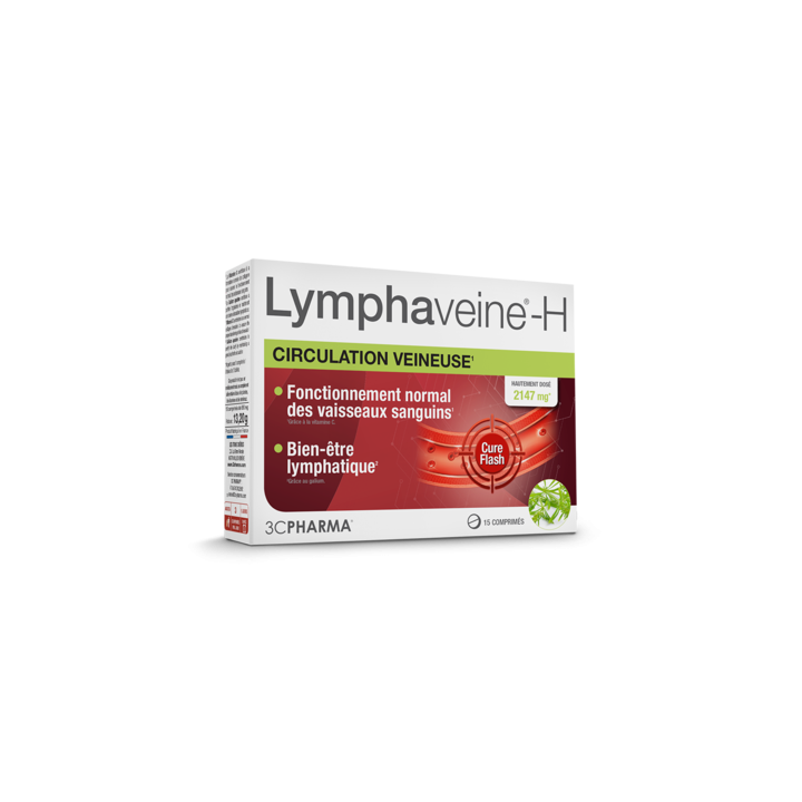 Lymphaveine-H circulation 3C Pharma - boîte de 15 comprimés