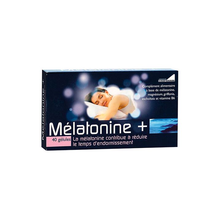 Mélatonine+ Exopharm - boite de 40 gélules