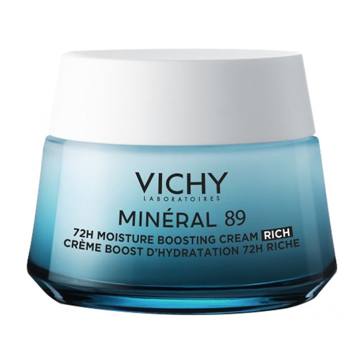 Minéral 89 Crème boost d'hydratation 72h riche Vichy - pot de 50 ml