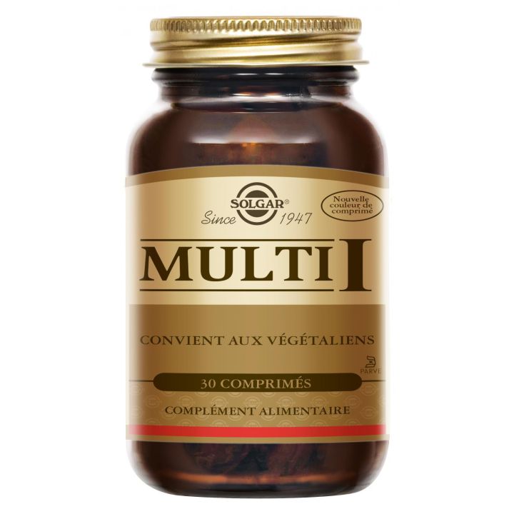 Multi I Solgar - boîte de 30 comprimés
