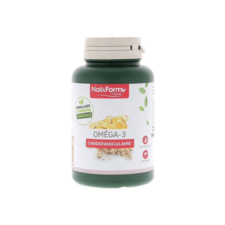 Oméga-3 Original Nat&Form - boite de 200 capsules