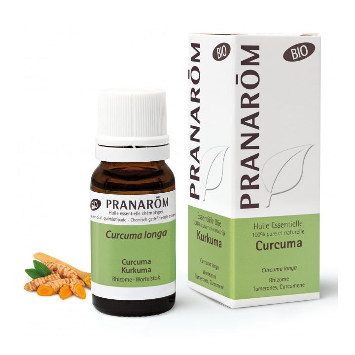 Huile essentielle curcuma longa bio Pranarôm - flacon de 10ml