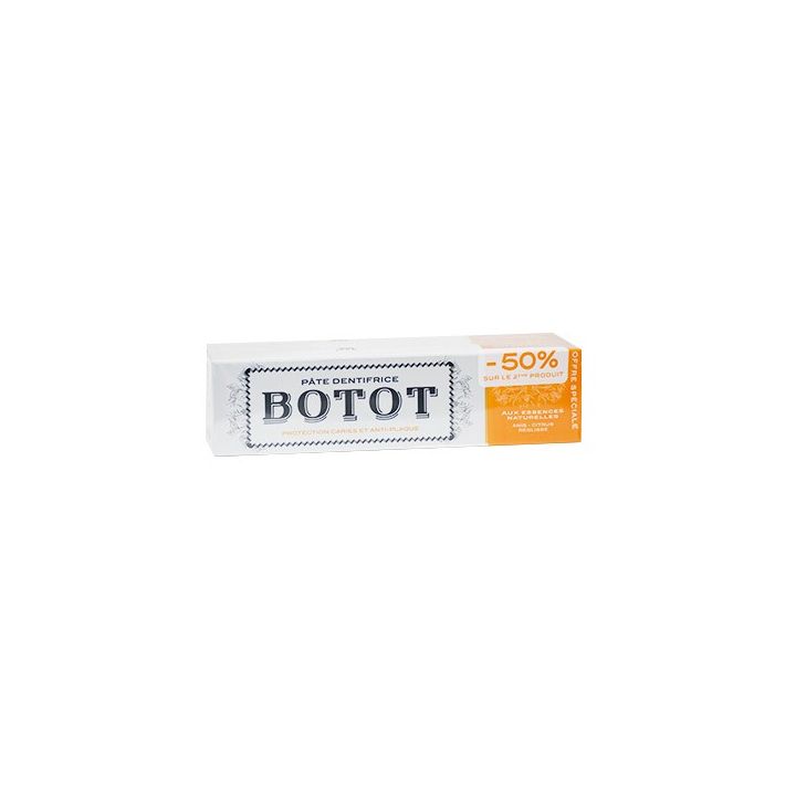 Pâte de dentifrice anis citrus réglisse Botot