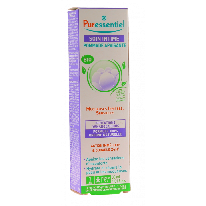Pommade apaisante soin intime Puressentiel - tube de 30ml