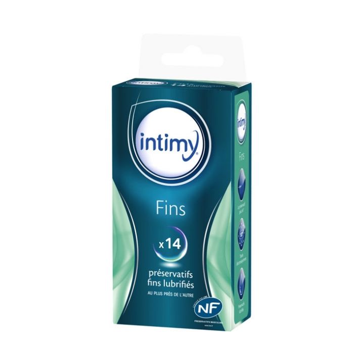 Préservatifs fins lubrifiés Intimy